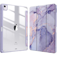 Puzdro pre Apple iPad Air 11" 6 gen. 2024, Smartcase Hybrid, so slotom na stylus, Marble fialové