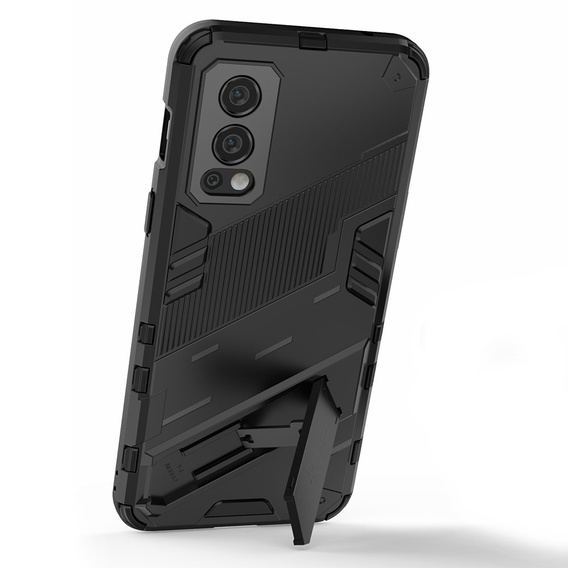 Puzdro pre OnePlus Nord 2 5G, Military kickstand, modré
