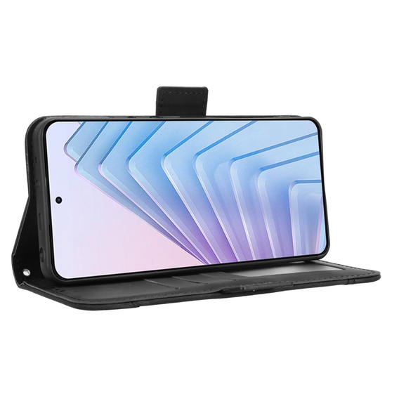 Klapkové puzdro pre Xiaomi Redmi Note 14 4G, Card Slot, čierne