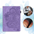 Puzdro s chlopňou pre Xiaomi Redmi Pad SE 11", flower, fialové