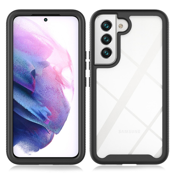 Puzdro pre Samsung Galaxy S22+ Plus 5G, Shockproof, s fóliou, modré