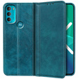 Obal na mobil pre Motorola Moto G71 5G, Wallet Litchi Leather, zelený