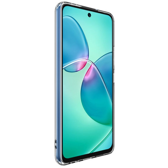 IMAK Obal na mobil pre Infinix Hot 12 Play 4G, UX-5 Series Slim, priehľadné