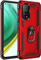 Pancierované obal na mobil pre Xiaomi Mi 10T/Mi 10T Pro, Nox Case Ring, červené