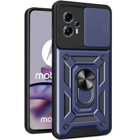 Obal na mobil pre Motorola Moto G13 / G23, CamShield Slide, modré