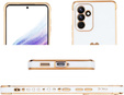 Puzdro pre Samsung Galaxy S23 FE, Electro heart, biele + Full Glue Ceramic Glass