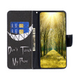 Klapkové puzdro pre Motorola Edge 40 Neo, Wallet, Don't Touch My Phone, čierne