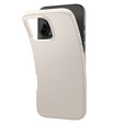 Puzdro Spigen pre iPhone 16 Pro Max, Liquid Air, titán + tvrdené sklo 9H