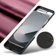 Puzdro pre Samsung Galaxy Z Flip7 FE / Z Flip6, CASEME Litchi Leather, červené