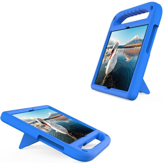 Detské puzdro pre Lenovo Tab M10 X505 / X605 / Lenovo Tab P10 X705F 10.1, detské puzdro s rukoväťou, modré