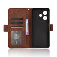Klapkové puzdro pre Oppo A40 / Oppo A40m, Card Slot, hnedé