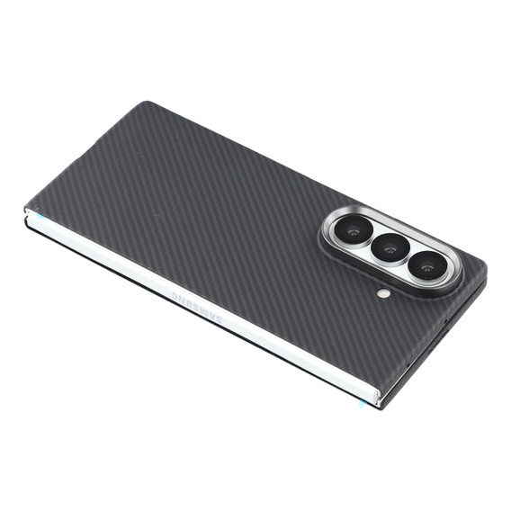 Puzdro z aramidových vlákien pre Samsung Galaxy Z Fold7, pre MagSafe, čierne