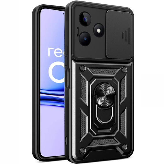 Obal na mobil pre Realme C53 4G, CamShield Slide, čierne