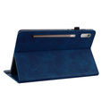Obal na mobil pre Lenovo Tab P11 Pro Gen 2, Wallet Pen Slot, modré