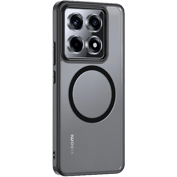 Puzdro pre Xiaomi 14T, Fusion Hybrid, pre MagSafe, čierne