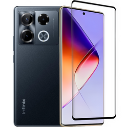3D tvrdené sklo pre Infinix Note 40 Pro Plus, čierny rám