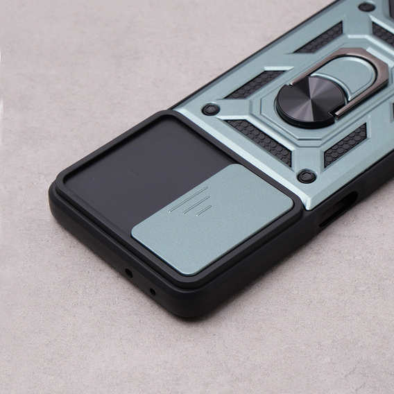 Obal na mobil pre Oppo A98 5G, CamShield Slide, zelené