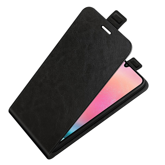 Klapkové puzdro pre Samsung Galaxy A25 5G, Flip, čierne