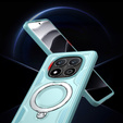 Puzdro pre Xiaomi Redmi Note 14 Pro 5G /  Poco X7 5G, Military MagSafe, modré + sklo 9H