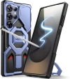 Puzdro pre Samsung Galaxy S25 Ultra, Tongate MECH MagSafe Series, čierne + 9H tvrdené sklo