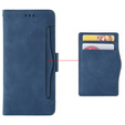 Klapkové puzdro pre Vivo Y19s, Card Slot, tmavomodré