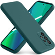 Obal na mobil pre Samsung Galaxy A13 4G, Silicone Lite, tmavozelené