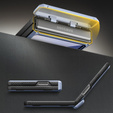 Puzdro Tongate MECH s MagSafe pre Samsung Galaxy Z Flip7 FE / Z Flip6, modré
