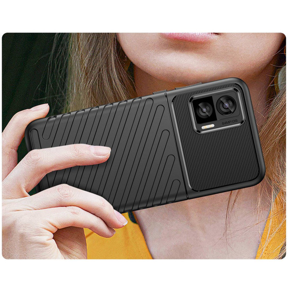 Obal na mobil pre Motorola Edge 30 Neo 5G, Thunder, čierne