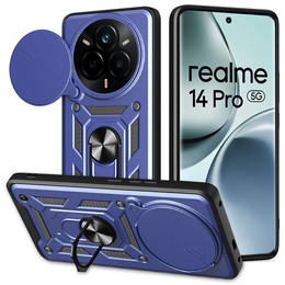 Obal na mobil pre Realme 14 Pro 5G, CamShield Slide, modré