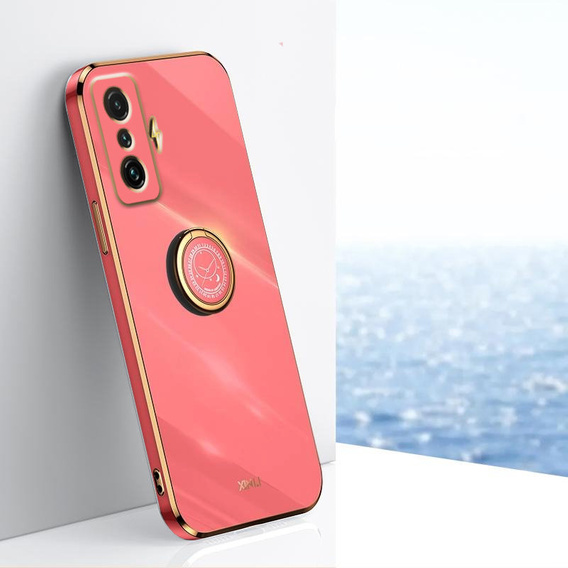 Obal na mobil pre Xiaomi POCO F4 GT, Electro Ring, červené