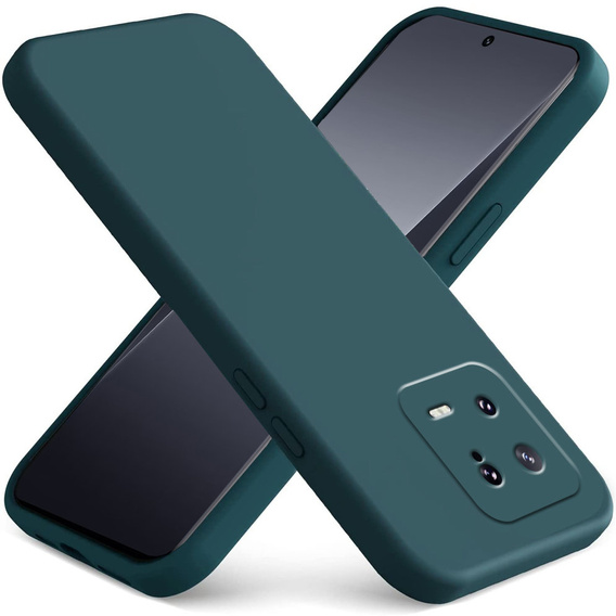 Obal na mobil pre Xiaomi 13 5G, Silicone Lite, zelený