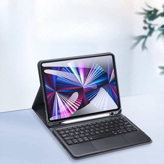Puzdro + klávesnica iPad Pro 11 2022/2021/2020/2018 / do iPad Air 10.9 4 2020 / 5 2022, Dux Ducis Magnetic, čierne