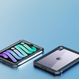 Vodotesné puzdro IP68 pre iPad mini 8.3" 2021 (6 gen.) / iPad mini 8.3" 2024 (7 gen.), čierne