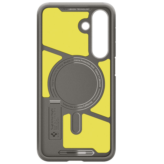 Spigen Tough Armor Mag – odolné puzdro s MagSafe krúžkom pre Samsung Galaxy S25 FE