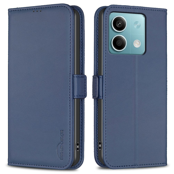 Klapkové puzdro pre Xiaomi Redmi Note 13 5G, BINFEN Wallet, modré