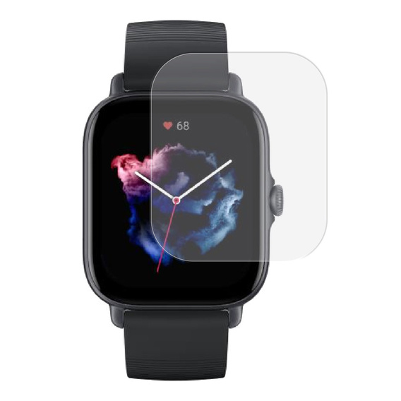 3x ERBORD Hydrogélová fólia pre Amazfit GTS 3