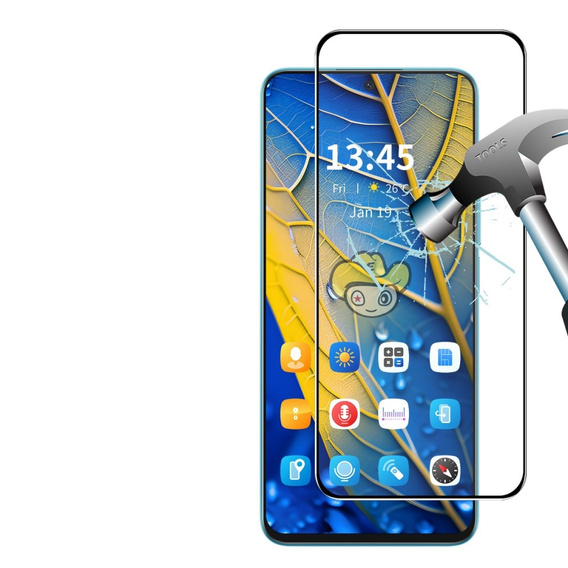 ENKAY Tvrdené sklo pre Samsung Galaxy S22 / S23, čierne