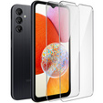 2x tvrdené sklo pre Samsung Galaxy A14 4G/5G, ERBORD 9H Hard Glass na displeji