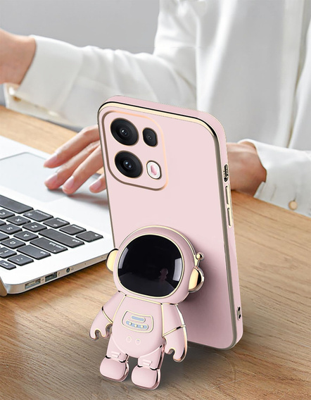 Obal na mobil pre Oppo Reno 13, Astronaut, ružové