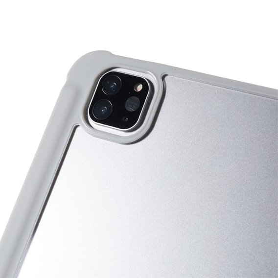 Puzdro pre iPad Pro 12.9" 2022/2021/2020 (6/5/4 gen.), Smartcase Hybrid, so slotom na stylus, sivé