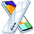 Puzdro pre Samsung Galaxy M34 5G, Anti-Shock, priehľadné + sklo 9H