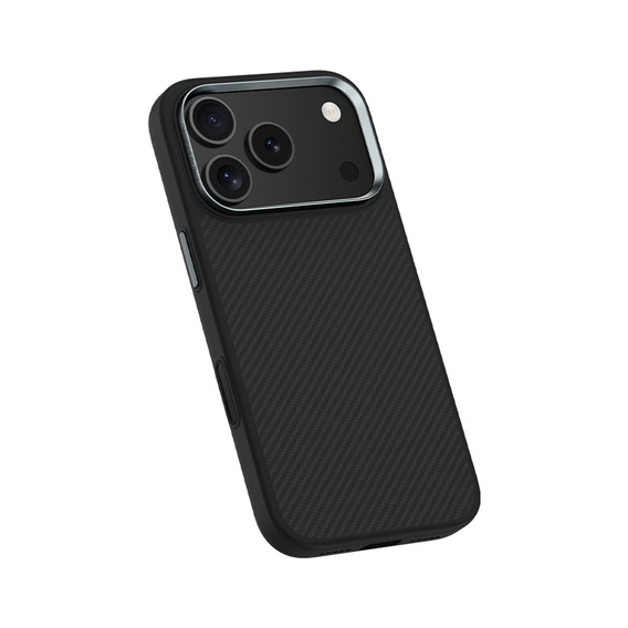 BENKS Kevlar Armor PRO Carbon Fiber 600D A070 puzdro MagSafe s aktívnym tlačidlom pre iPhone 17 Pro Max