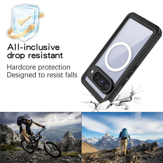 Vodotesné puzdro Redpepper IP68 s 360° ochranou a MagSafe pre Google Pixel 10