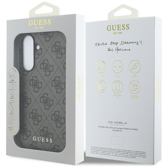 Puzdro Guess 4G Metal Gold Logo pre Samsung Galaxy A56