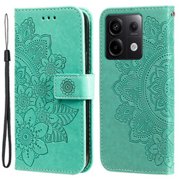 Klapkové puzdro pre Xiaomi Redmi Note 13 Pro 5G, Mandala, zelený