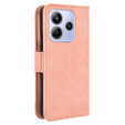 Klapkové puzdro pre Xiaomi Redmi Note 14 4G, Card Slot, ružové