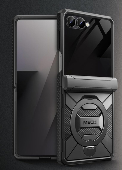 Puzdro Tongate MECH s MagSafe pre Samsung Galaxy Z Flip7 FE / Z Flip6, zelené