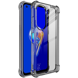 IMAK Obal na mobil pre Asus Zenfone 9 5G / 10 5G, Dropproof, transparentné / čierne