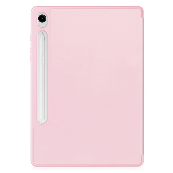 Puzdro pre Samsung Galaxy Tab S10 Lite / S10 FE / S9 FE, Smartcase s priestorom pre stylus, ružové