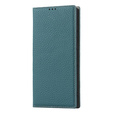 Kožené puzdro pre Samsung Galaxy S23 Plus, ERBORD Grain Leather, modrý